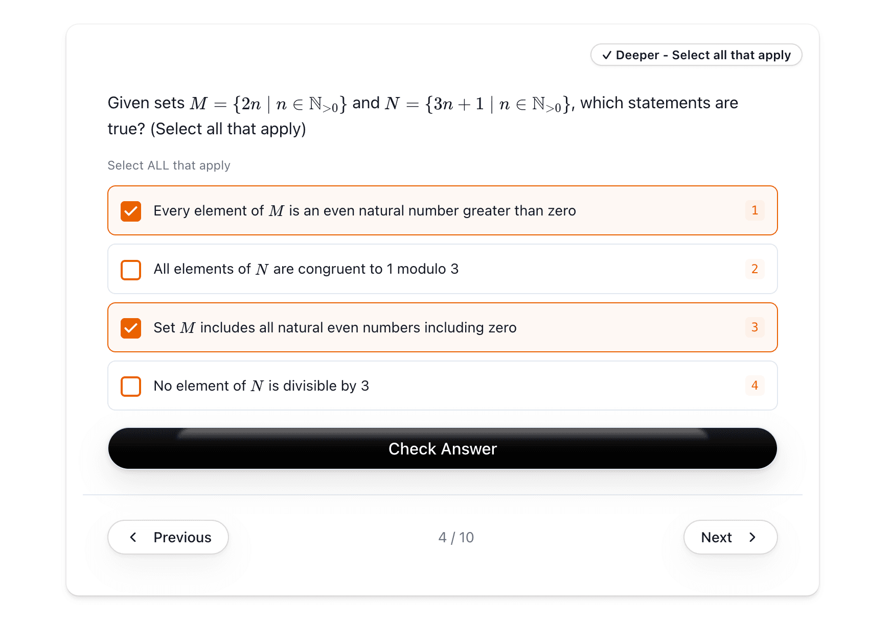 studyprior interface